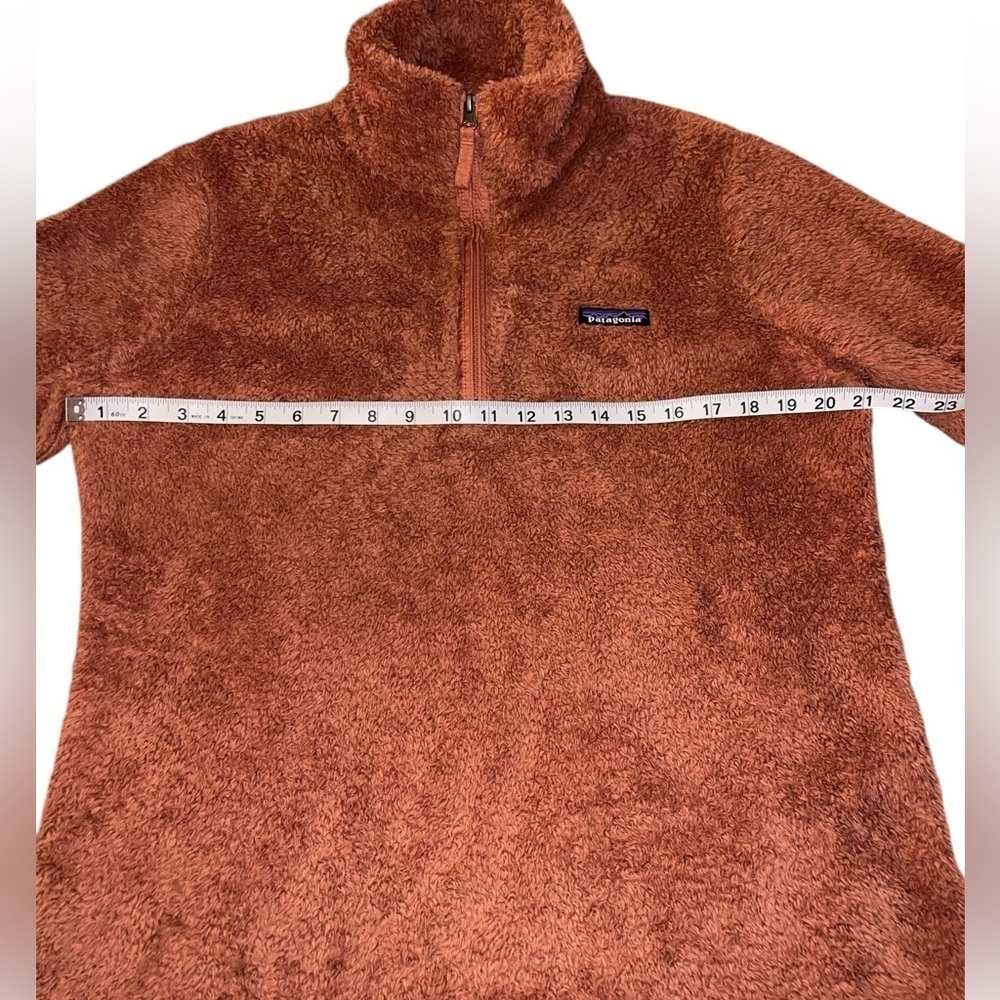 Patagonia Women’s Los Gatos Quarter Zip Fleece Large Burnt Orange Jacket Active - Picture 12 of 12